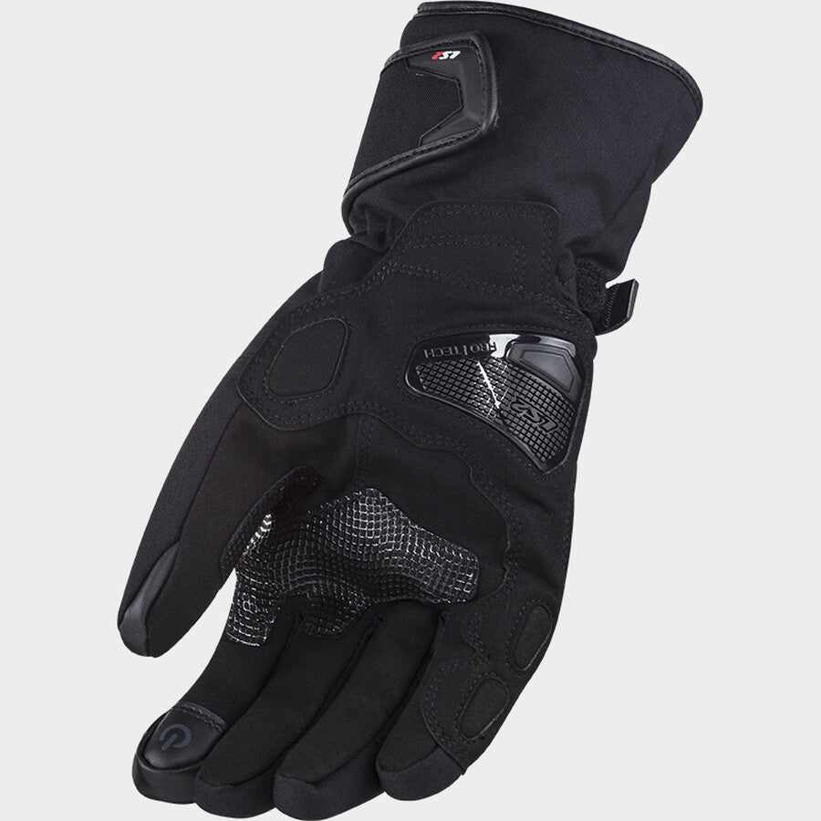 LS2 Snow Winter Motorcycle Gloves - Black
