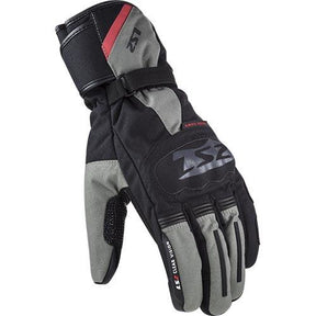 LS2 Snow Winter Motorcycle Gloves - Grey Red