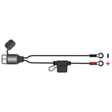 Oxford OF703 Motorcycle Motorbike Fused Battery Charger Lead For Oximiser Maximiser