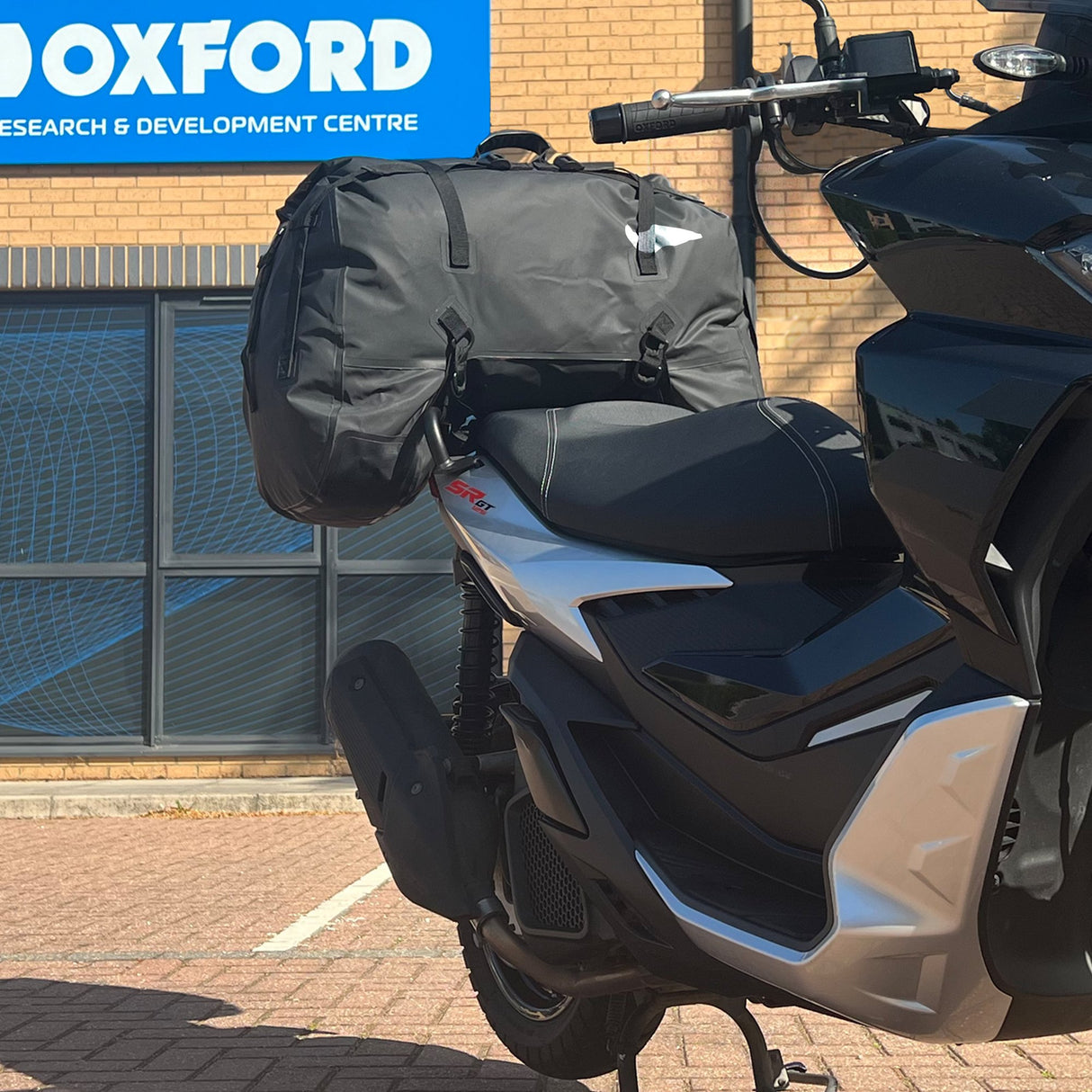 Oxford Aqua D-70 Waterproof Duffle Bag Motorcycle Motorbike Tail Bag Luggage 70L Black