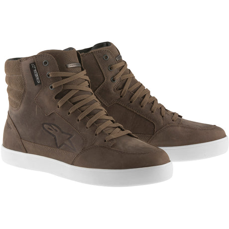Alpinestars J-6 Waterproof Boot Brown Mens Motorcycle Hitop