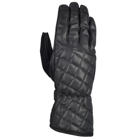 Oxford Somerville Leather Ladies Motorcycle Gloves Black