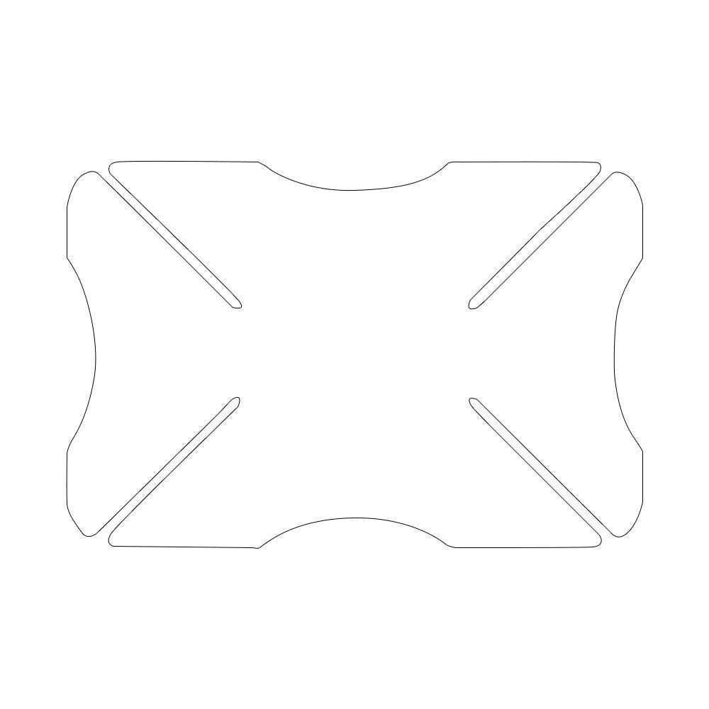 Oxford OX530 Transparent Motorcycle Helmet Bumper Protector