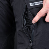 Oxford Mondial 2.0 Motorcycle Trousers Black/Olive
