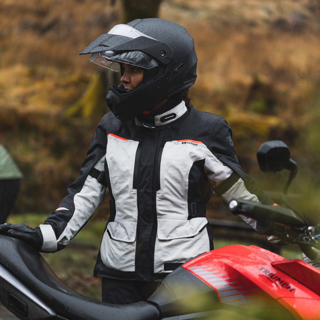 Oxford Mondial 2.0 Ladies Motorcycle Jacket Arctic/Black