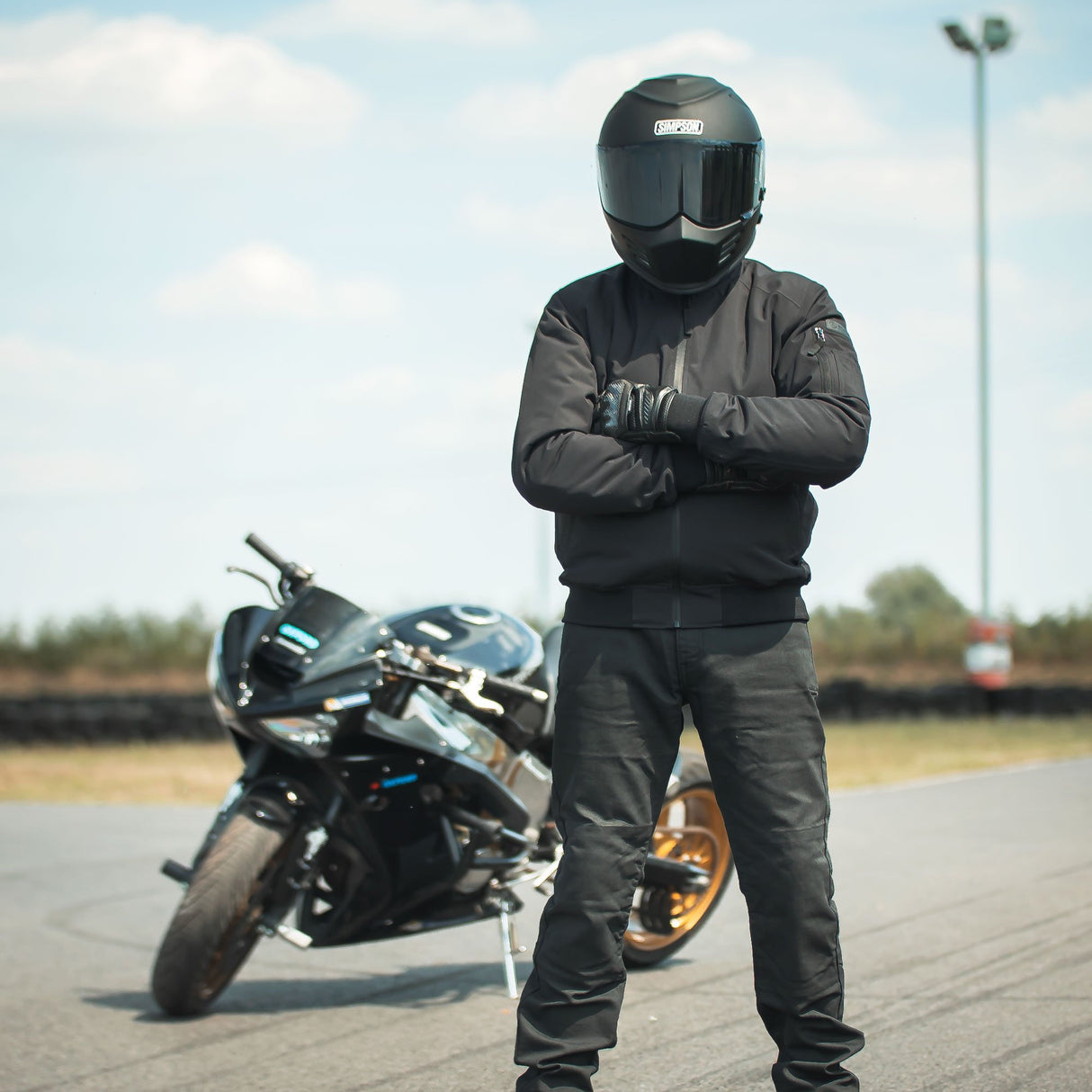 Oxford Bomber D2D Motorcycle Jacket Khaki