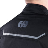 Oxford Metro 2.0 Men's Motorcycle Jacket Grey Black Red