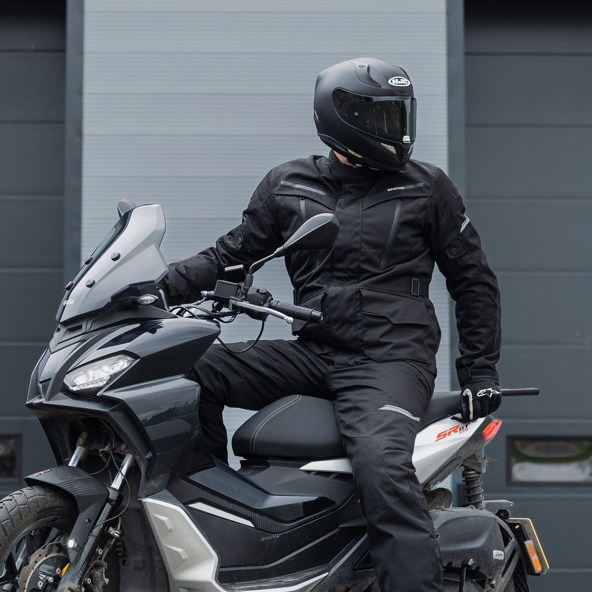 Oxford Metro 2.0 Men's Motorcycle Jacket Stealth Black