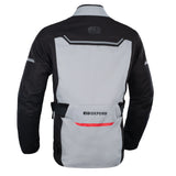 Oxford Metro 2.0 Men's Motorcycle Jacket Grey Black Red