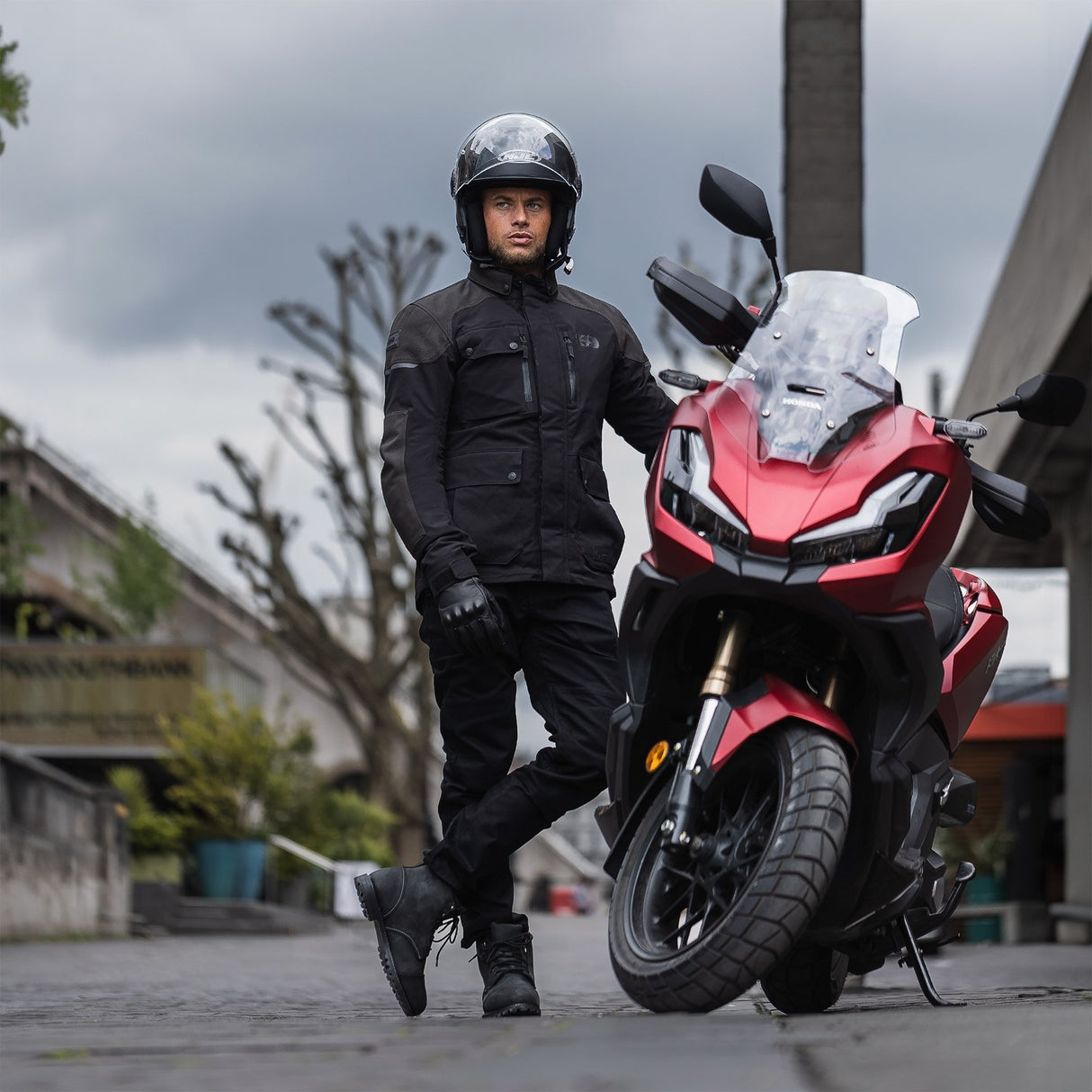 Oxford Barkston D2D Men's Motorcycle Jacket Black