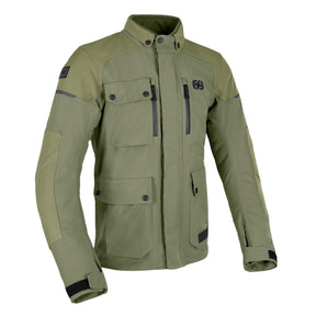 Oxford Barkston D2D Motorcycle Jacket Khaki Green