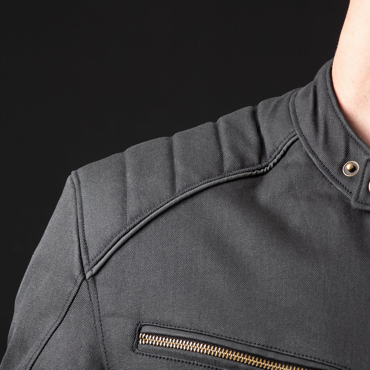 Oxford Holborn Motorcycle Men's Jacket Stealth Black