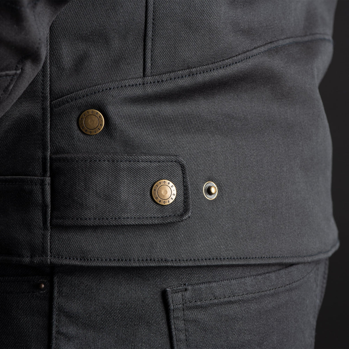 Oxford Holborn Motorcycle Men's Jacket Stealth Black