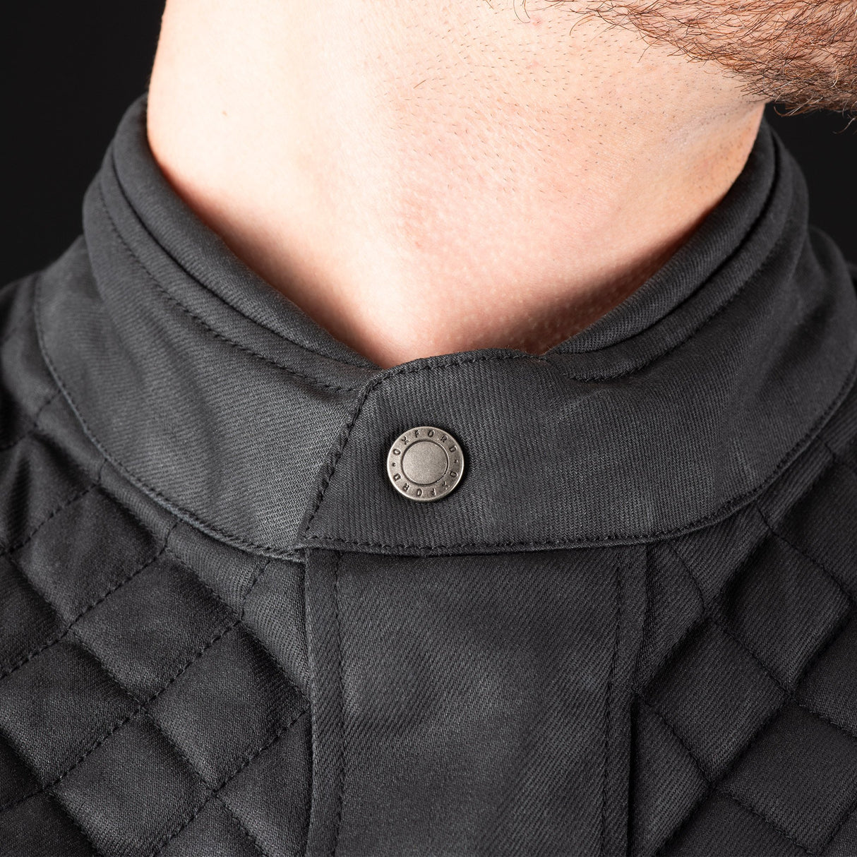 Oxford Hardwick Men's Motorcycle Jacket Black