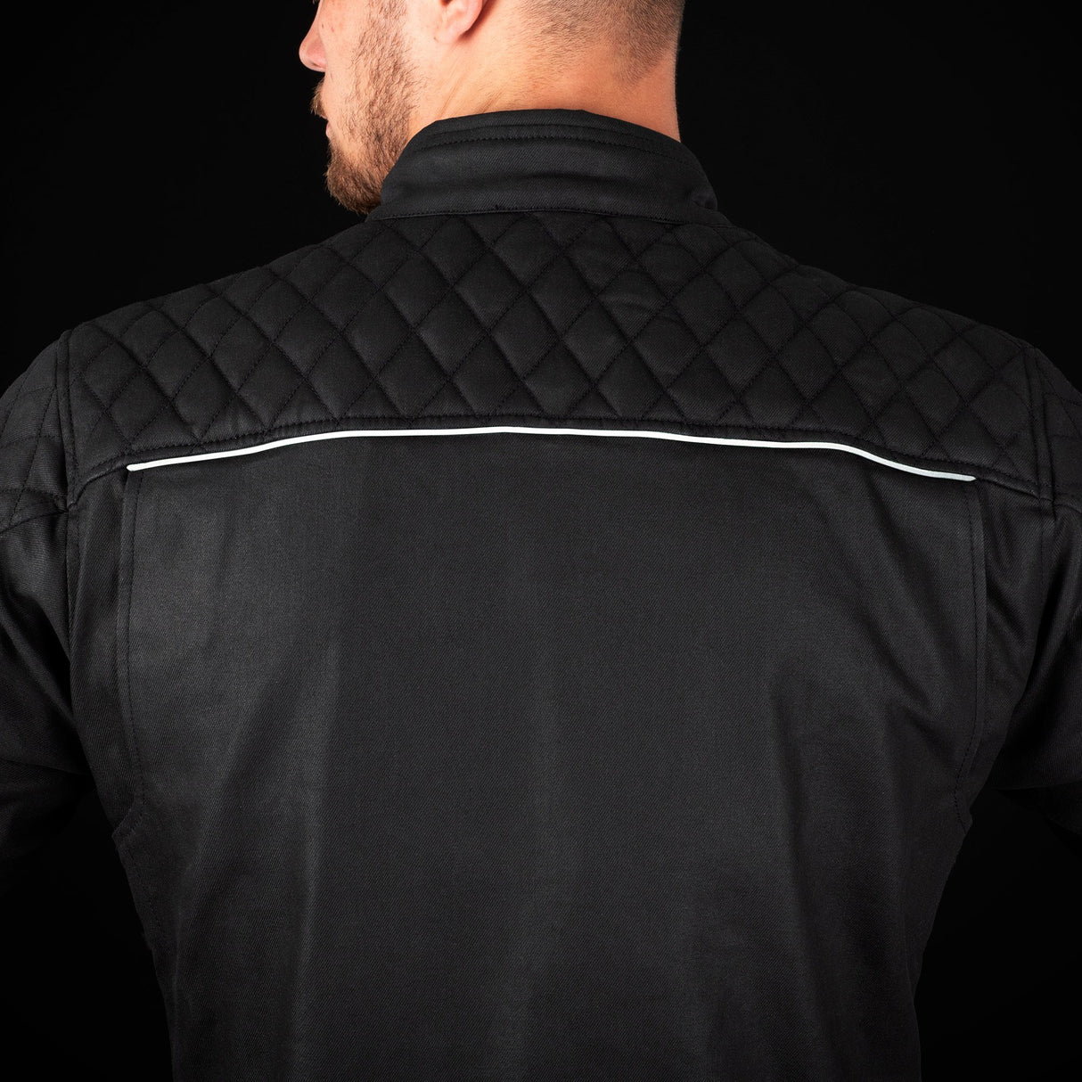 Oxford Hardwick Men's Motorcycle Jacket Black