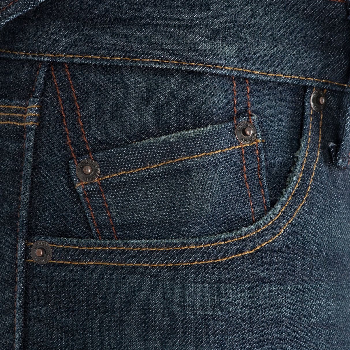 Oxford Original Approved AAA Slim Men's Motorcycle Jeans 3 Year Aged