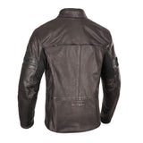 Oxford Holton Men's Leather Motorcycle Jacket Brown