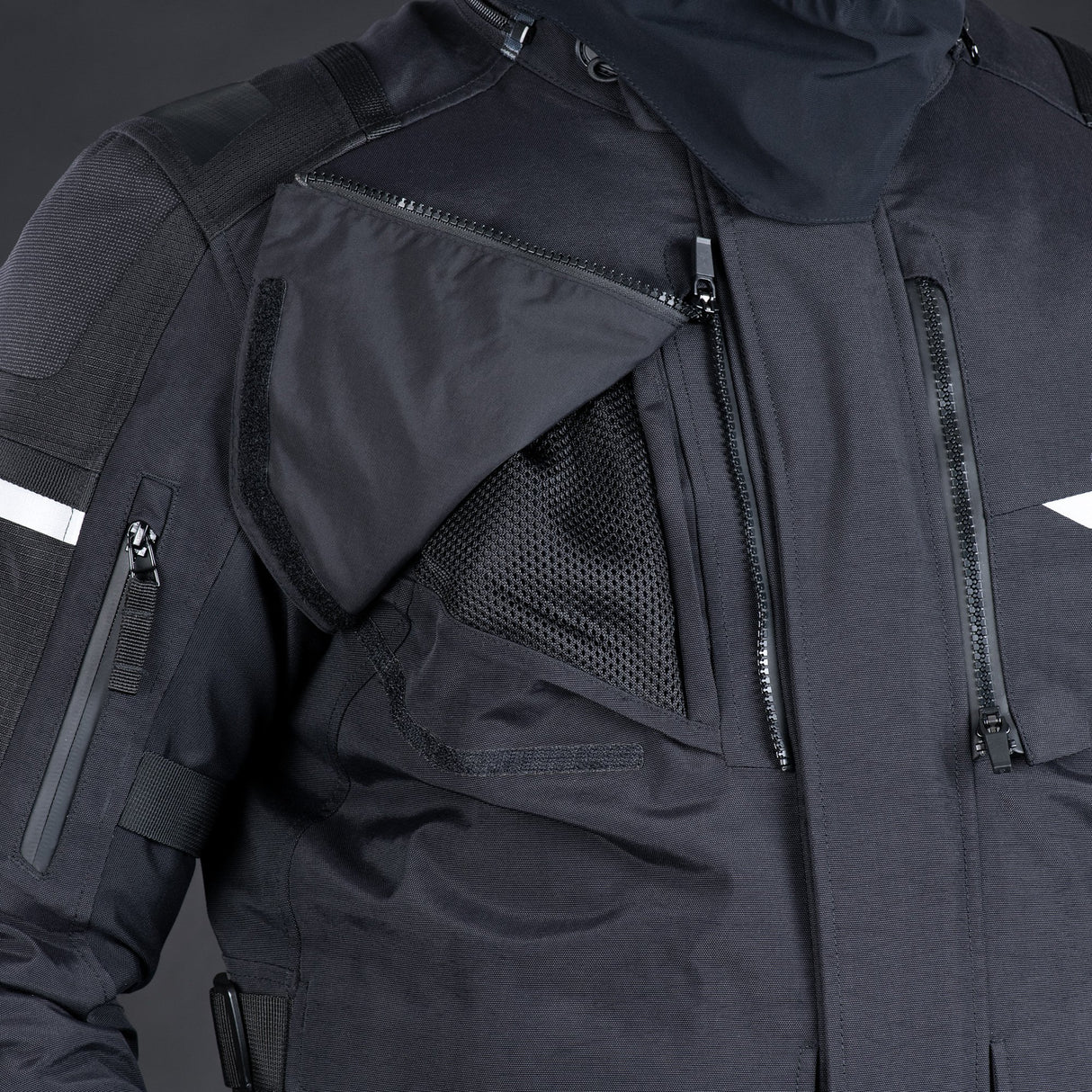 Oxford Stormland D2D Men's Motorcycle Jacket Grey Black Fluo