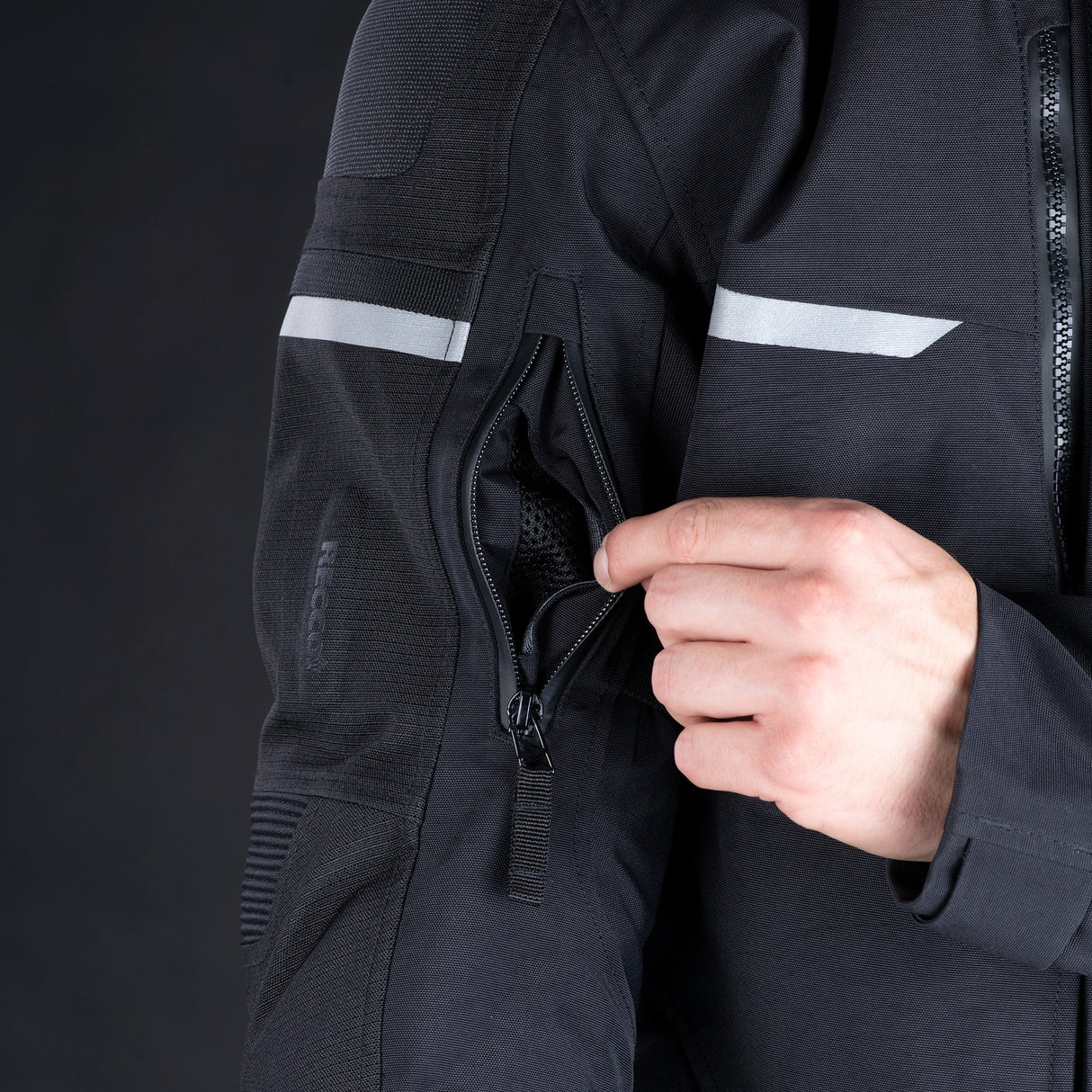 Oxford Stormland D2D Men's Motorcycle Jacket Grey Black Fluo