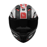 MT Stinger 2 Zivze A5 Gloss Black White Red Motorcycle Helmet