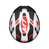 MT Stinger 2 Zivze A5 Gloss Black White Red Motorcycle Helmet