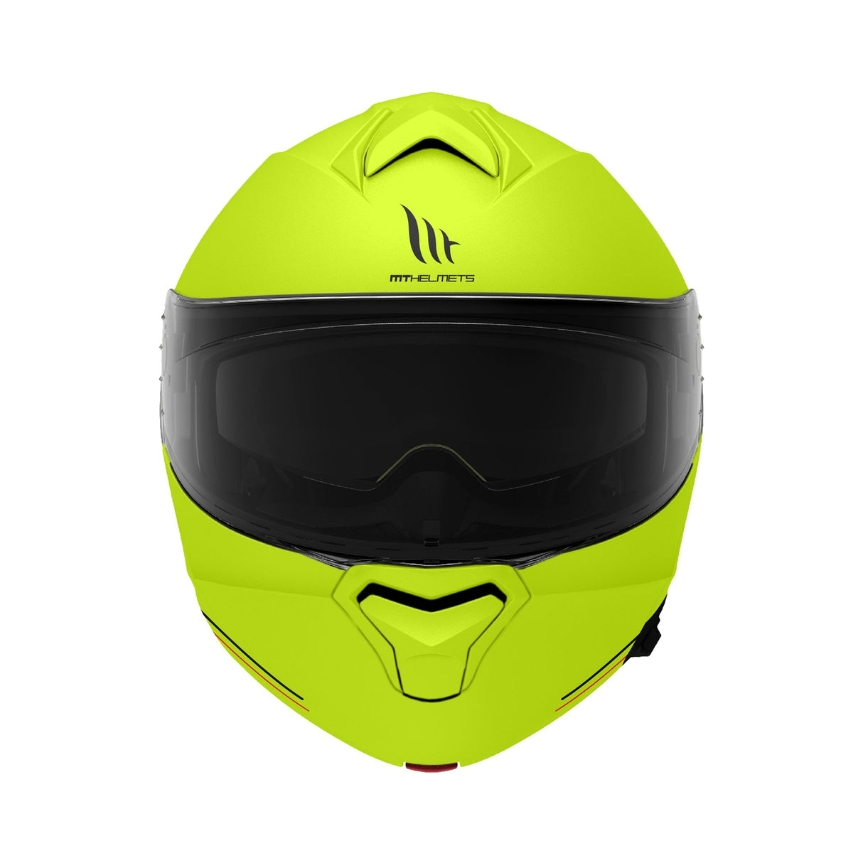 MT Genesis SV Solid A3 Gloss Yellow Fluo Motorcycle Helmet