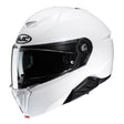 HJC I91 Pearl White Motorcycle Helmet Flip Front