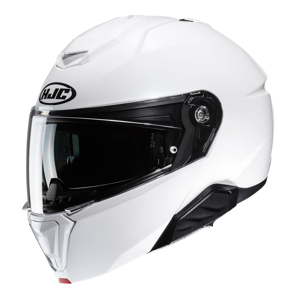 HJC I91 Pearl White Motorcycle Helmet Flip Front