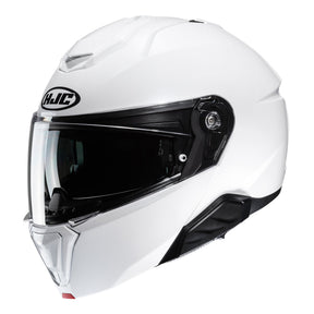 HJC I91 Pearl White Motorcycle Helmet Flip Front