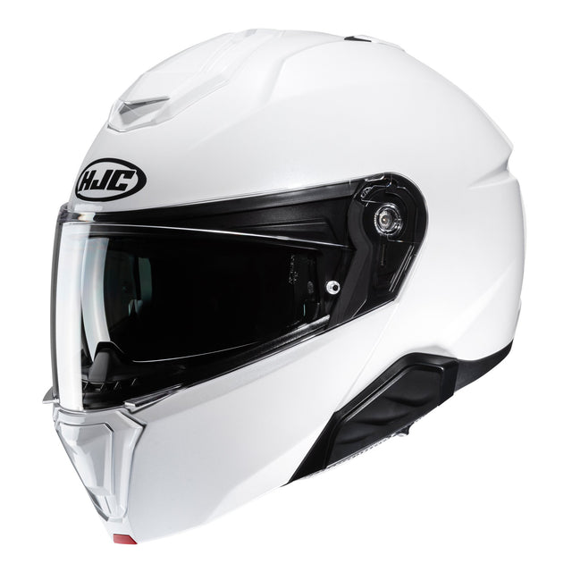 HJC I91 Pearl White Motorcycle Helmet Flip Front