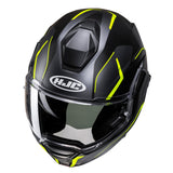 HJC I100 Lorix MC3HSF Yellow Modular Motorcycle Helmet