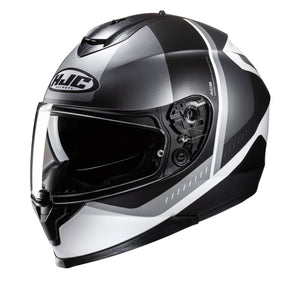 HJC C70N Alia MC5SF Black Motorcycle Helmet Metallic Silver Grey