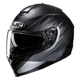 HJC C70N Sway MC5SF Black Motorcycle Helmet Silver