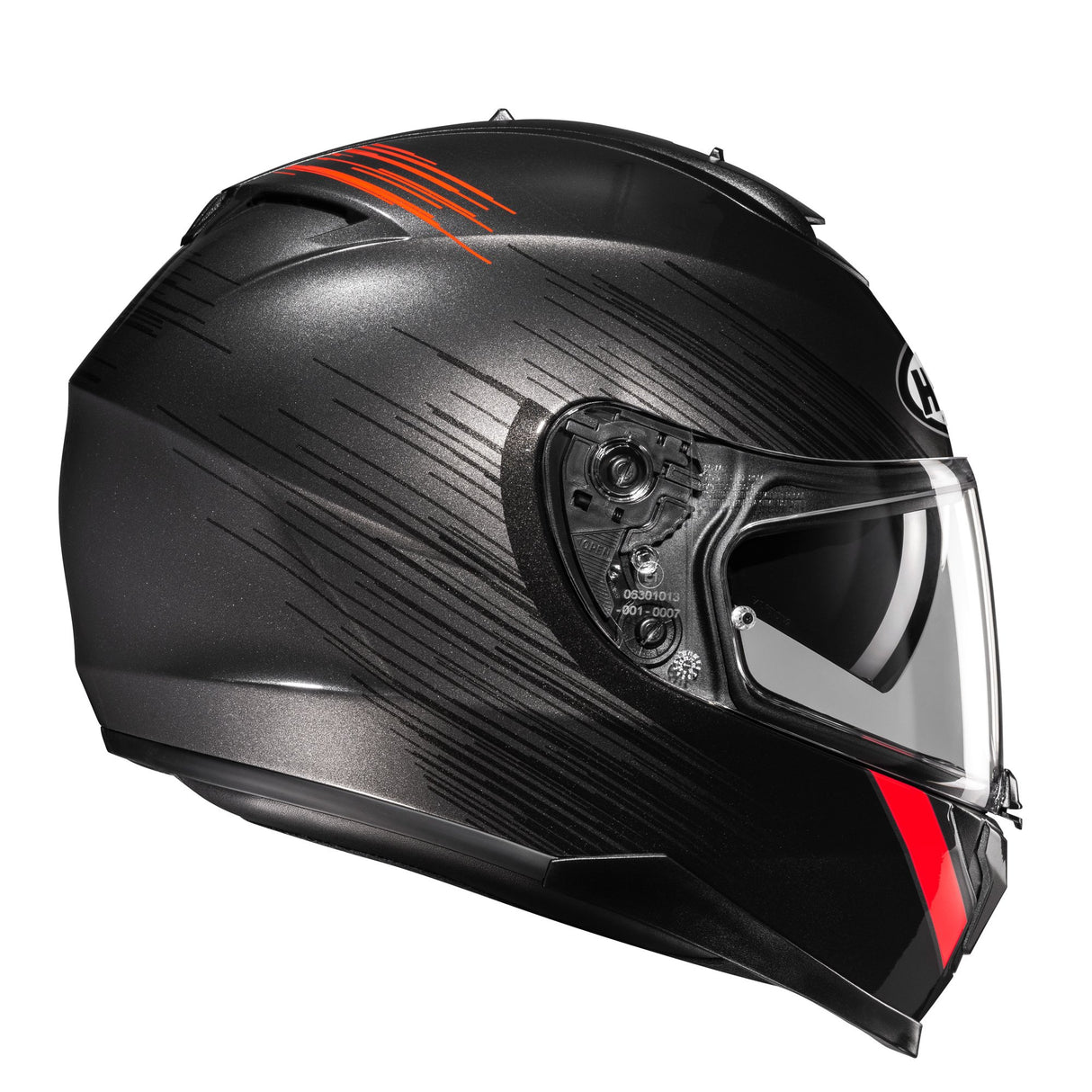 HJC C70N Sway MC1 Red Motorcycle Helmet