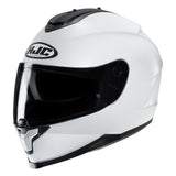 HJC C70N Pearl White Motorcycle Helmet Pearlescent