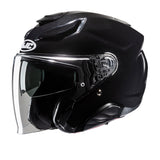 HJC F31 Gloss Black Open Face Motorcycle Helmet
