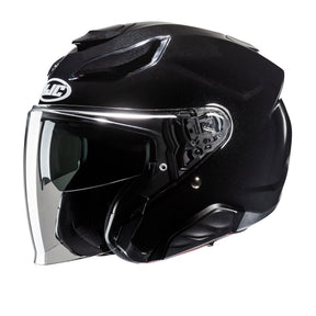 HJC F31 Gloss Black Open Face Motorcycle Helmet