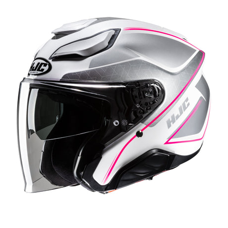 HJC F31 Ludi MC8 Pink Open Face Motorcycle Helmet