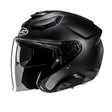 HJC F31 Matt Black Open Face Motorcycle Helmet