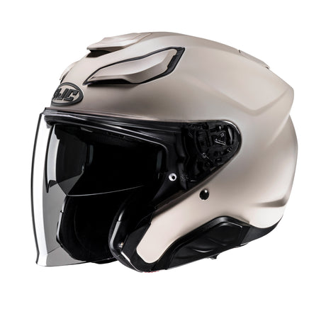 HJC F31 Matt Sand Beige Open Face Motorcycle Helmet