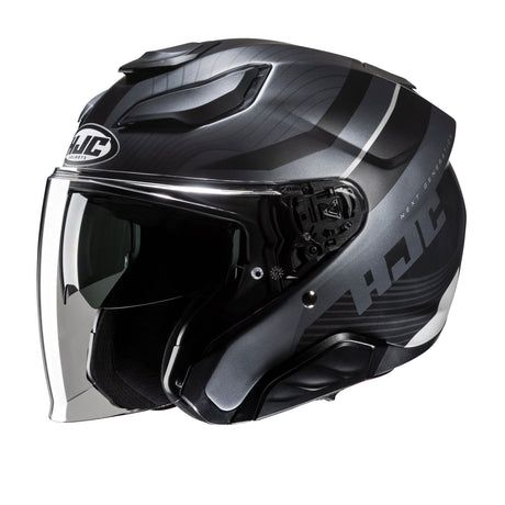 HJC F31 Naby MC5SF Black Open Face Motorcycle Helmet