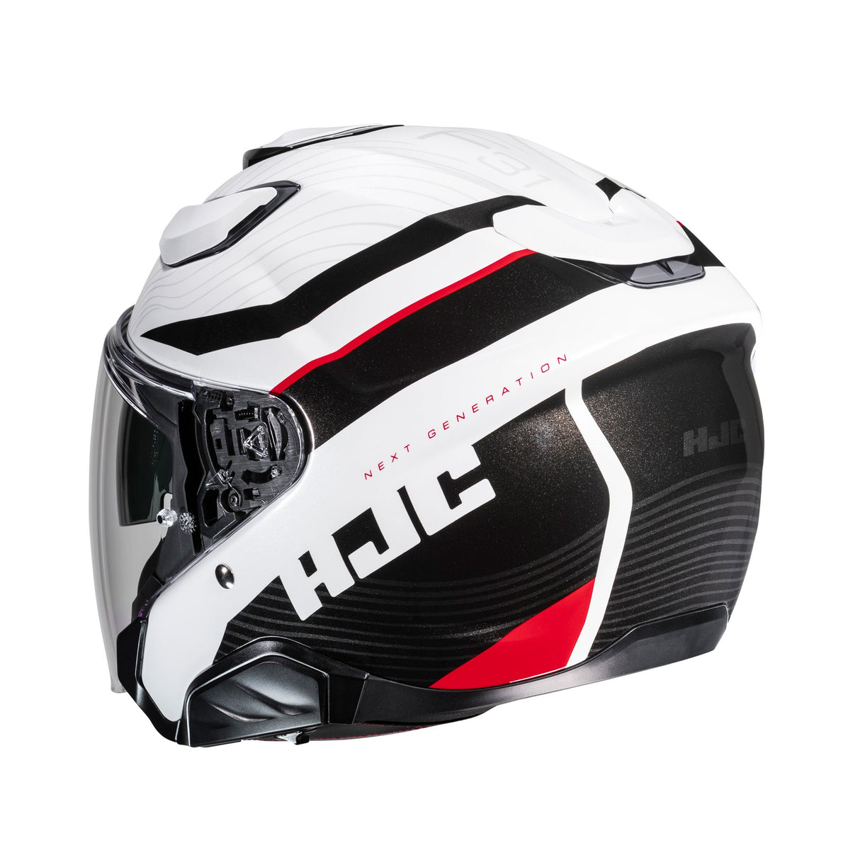 HJC F31 Naby MC1 Red Motorcycle Helmet