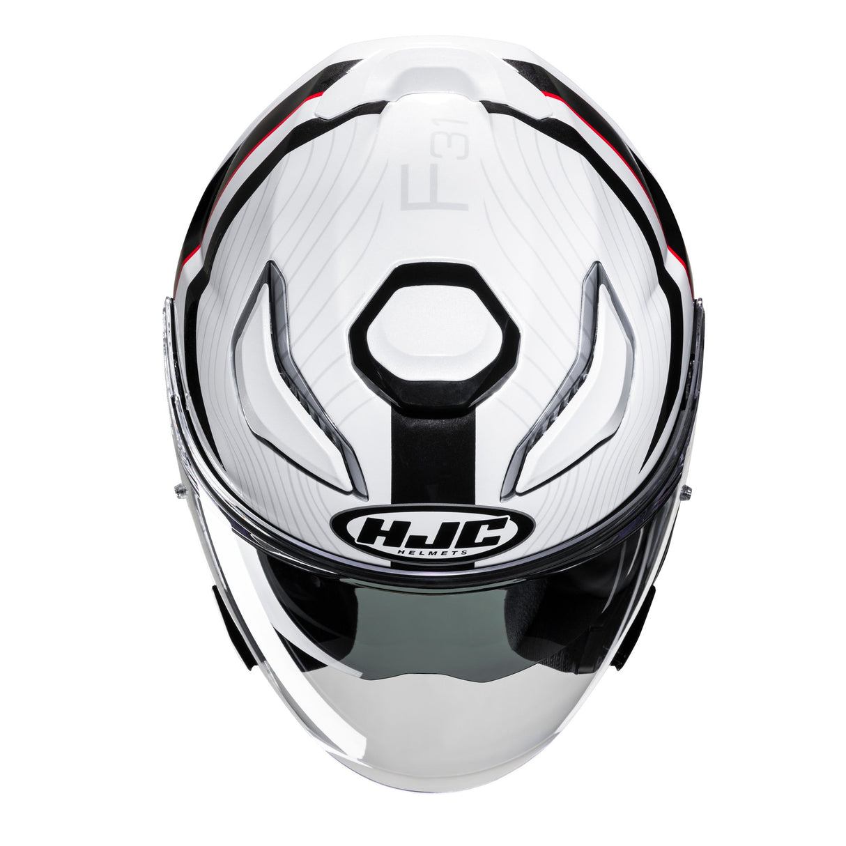 HJC F31 Naby MC1 Red Motorcycle Helmet