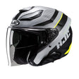HJC F31 Naby MC3HSF Yellow Motorcycle Helmet Open Face