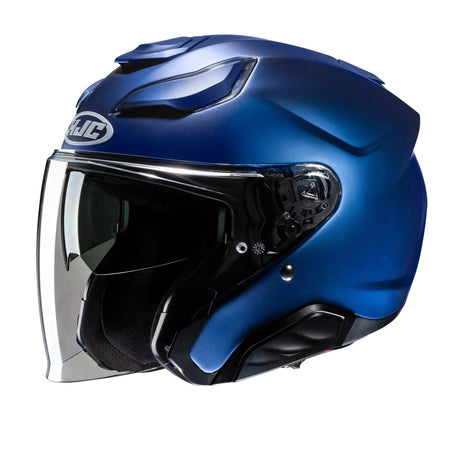 HJC F31 Metallic Blue Open Face Motorcycle Helmet