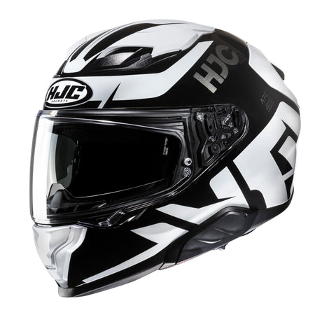 HJC F71 Bard MC5 Black Motorcycle Helmet White