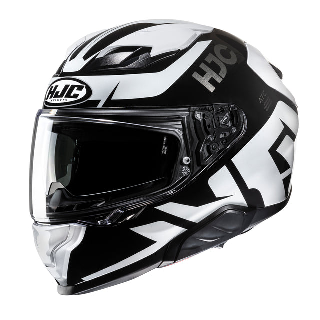 HJC F71 Bard MC5 Black Motorcycle Helmet White