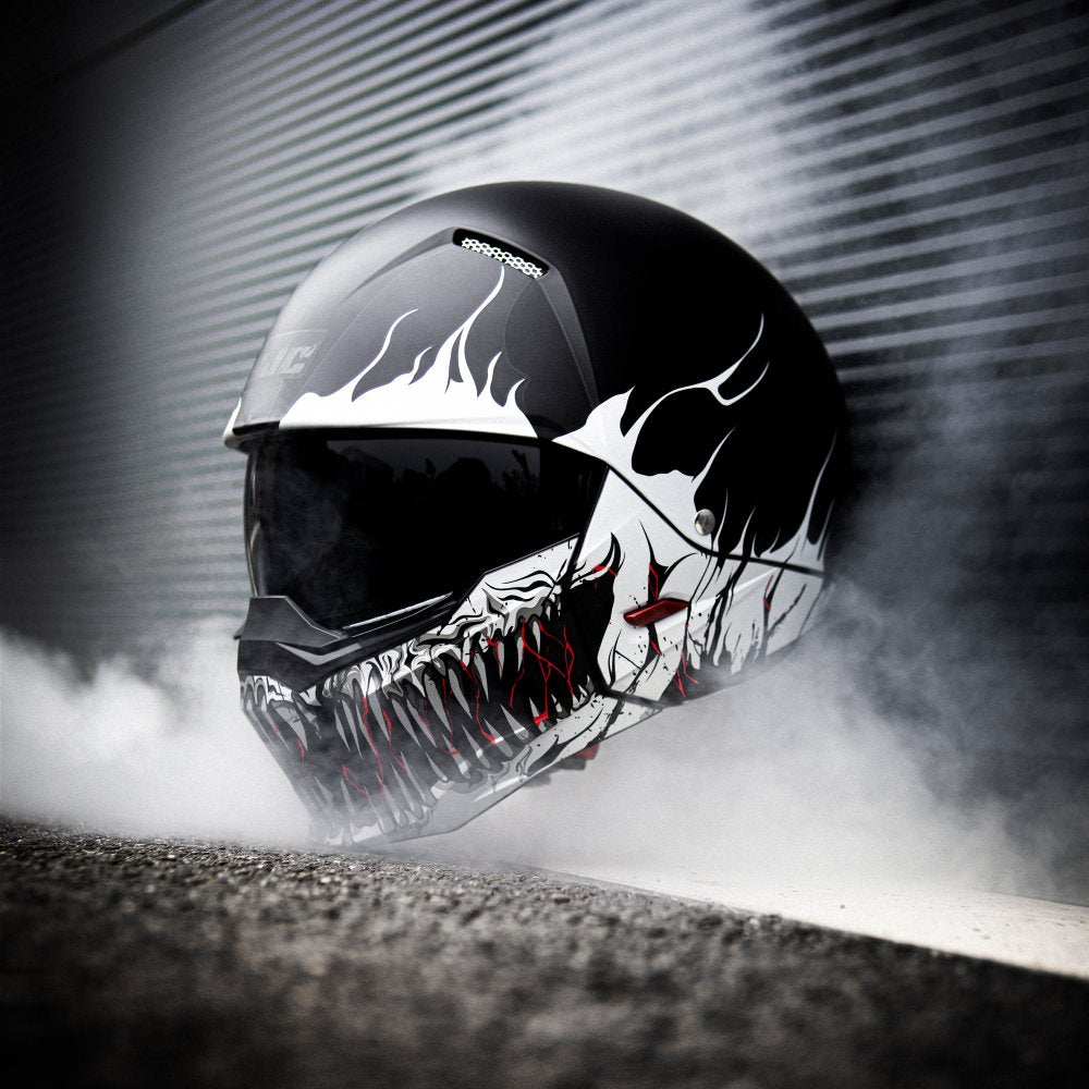 HJC I20 Scraw MC5SF Black Motorcycle Helmet