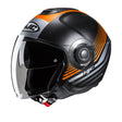 HJC I40N Dova MC7SF Orange Open Face Motorcycle Helmet