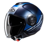 HJC I40N Dova MC2SF Blue Open Face Motorcycle Helmet